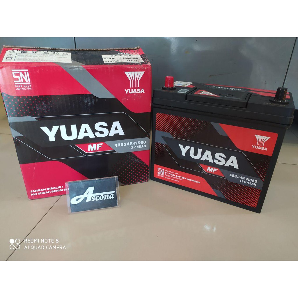 Jual Aki Kering YUASA MF NS60 (Taruna, Xenia, Terios, Luxio, Grand