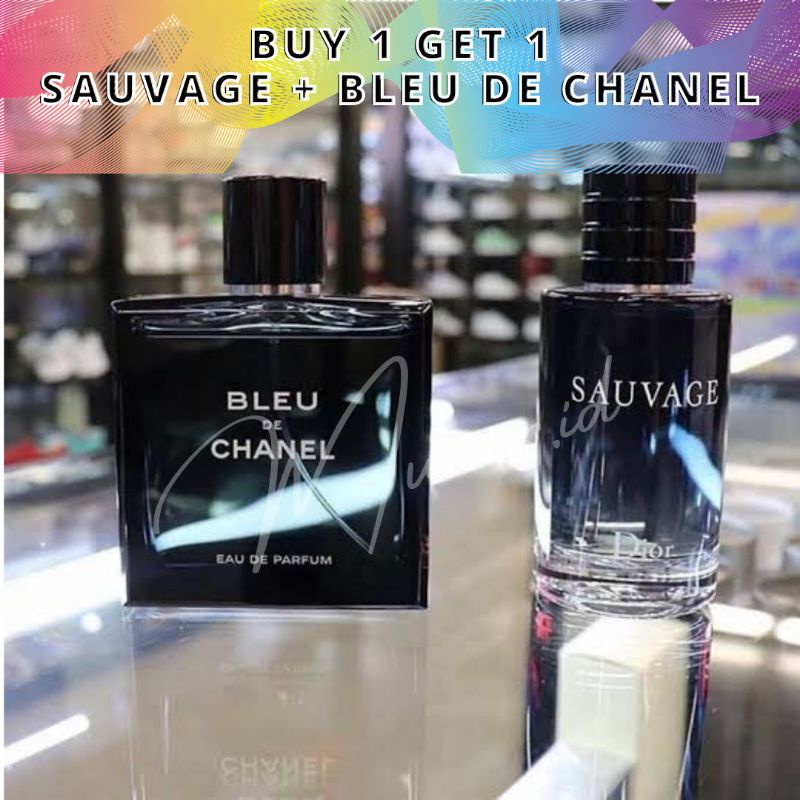 [COD] BUY 1 GET 1 FREE PARFUM SAUVAGE DIORR BLEU DE CHANEL PRIA ORIGINAL SINGAPORE IMPORT TAHAN LAMA