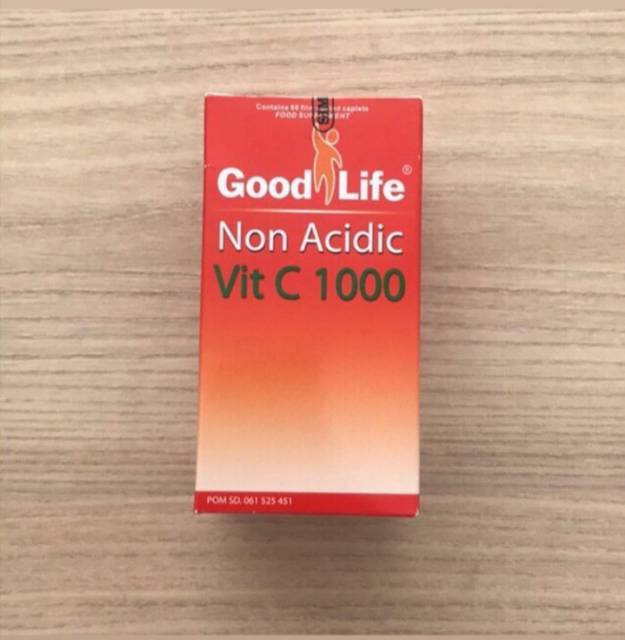 Good life Vitamin c 1000mg non acidic isi 60 /vitamin c /good life/ goodlife vitamin c 1000mg / vitamin c aman di lambung