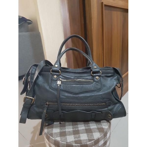 Preloved Tas Morgan de toi kulit ala balen