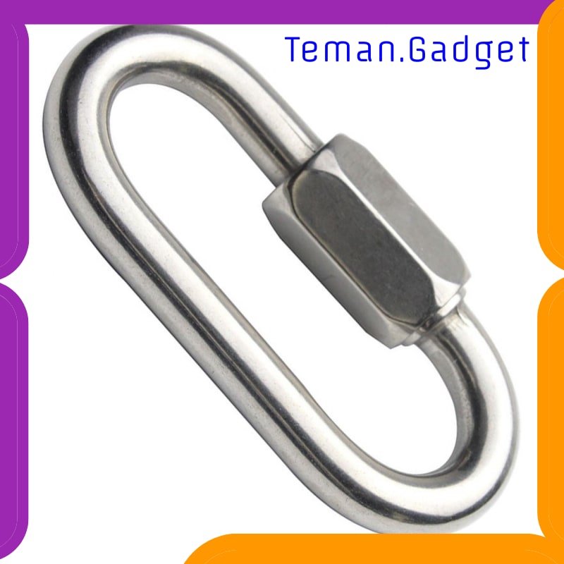 TG-ID064 XINDA KARABINER SAFETY LOCK STAINLESS STEEL - XD-8619