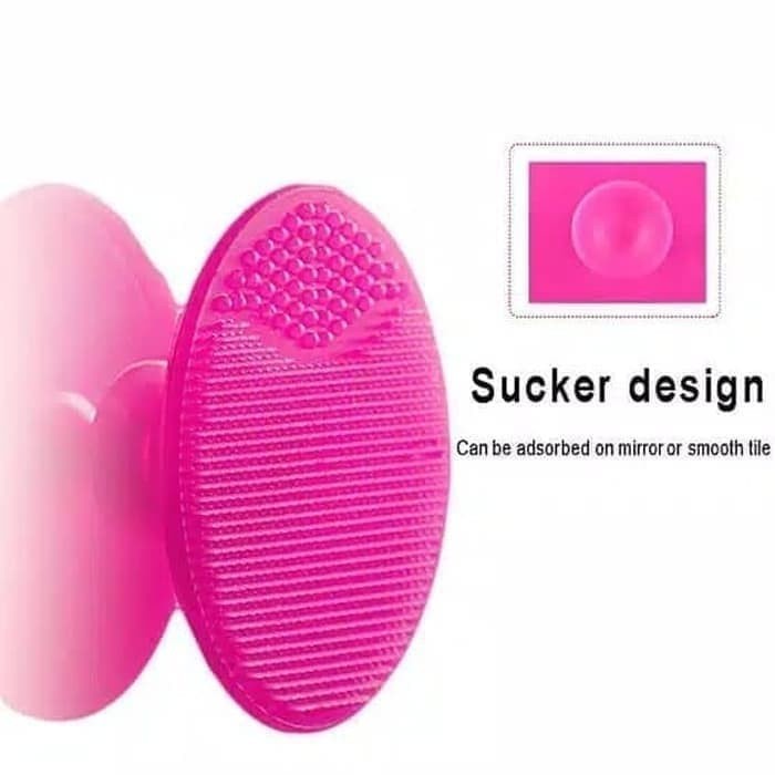 Sikat Silikon Pembersih Wajah Silicone Facial Clean Pad Brush Make Up