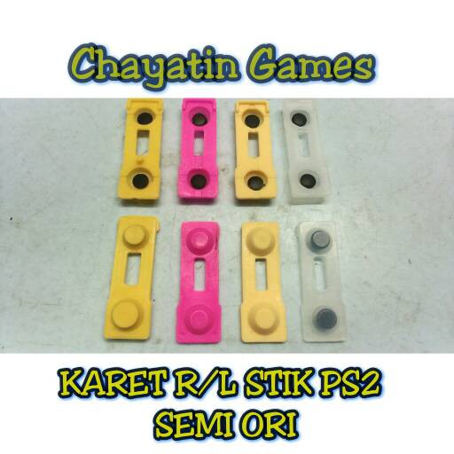 KARET R/L STIK PS2 SEMI ORI (PER 10 SET)