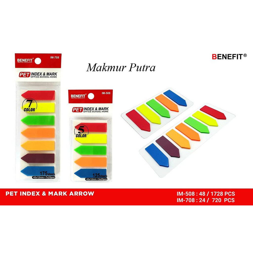 

Sticky Notes Arrow 7 Warna Index Mark Penanda