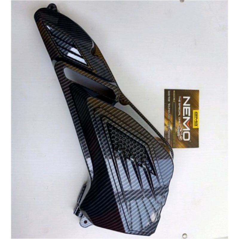 Tutup Cover Filter Hawa CVT PCX 150 Carbon Model Hexagon