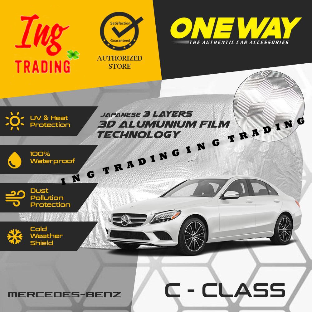 Cover Sarung Mobil C Class Anti Air Waterproof 3 LAPIS
