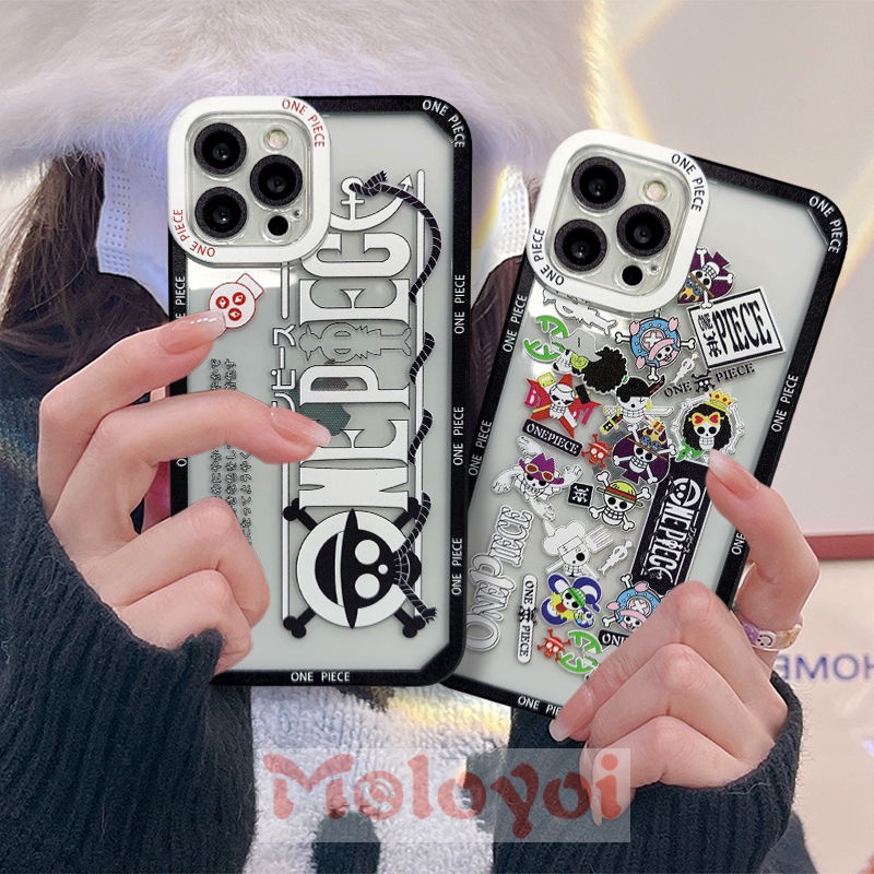 Soft Case Tpu Motif One Piece Untuk Iphone 6 6s 7 8 Plus X Xr Xs Max 11 12 13 Pro Max Se 2020