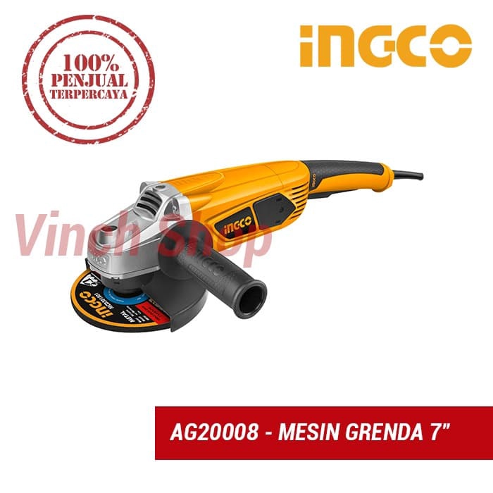 GERINDA MESIN GERINDA MINI TANGAN GRINDA GRENDA TANGAN 7 " INGCO