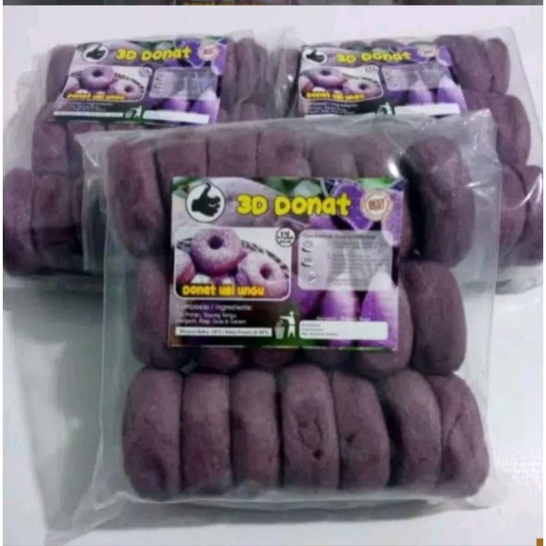 

3D donat ubi ungu SPESIAL isi 21 pcs termurah