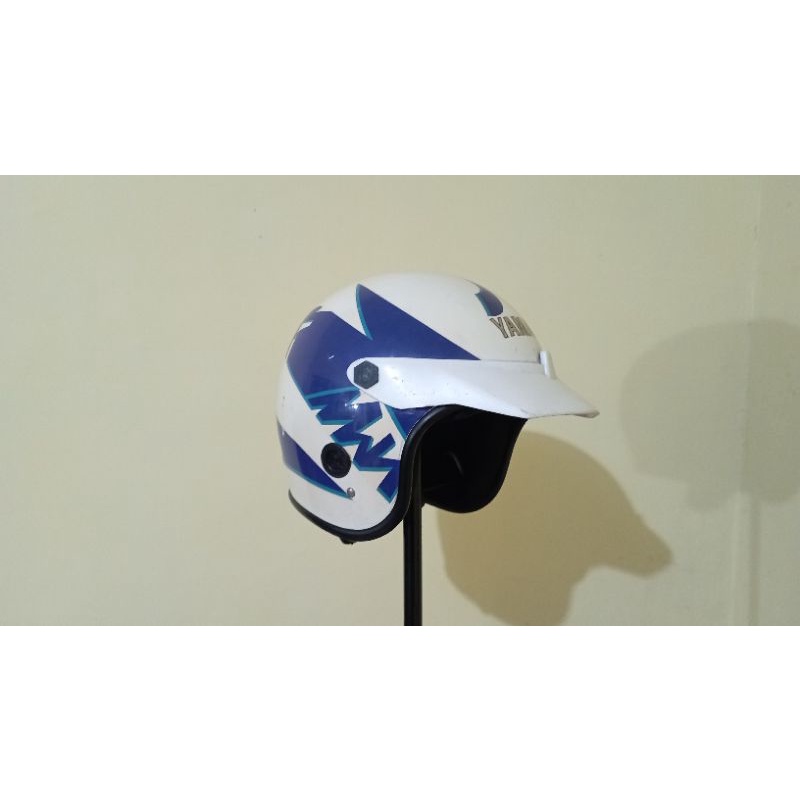 HELM YAMAHA ORIGINAL PETIR BIRU PUTIH