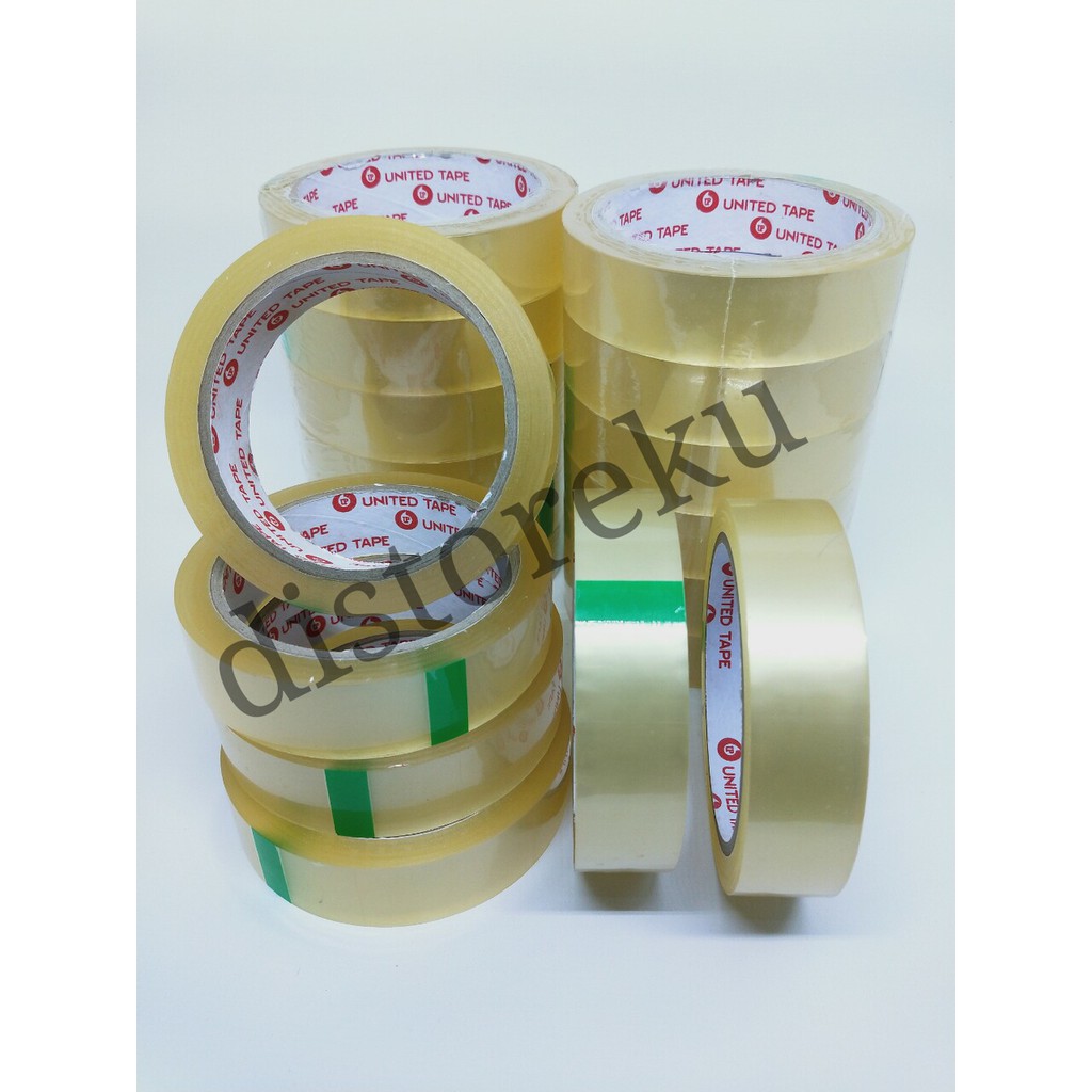 

ISI 1PCS PLAKBAN LAKBAN ISOLASI BENING 24MM SOLATIP 1 INCH SELOTIP 60YARD