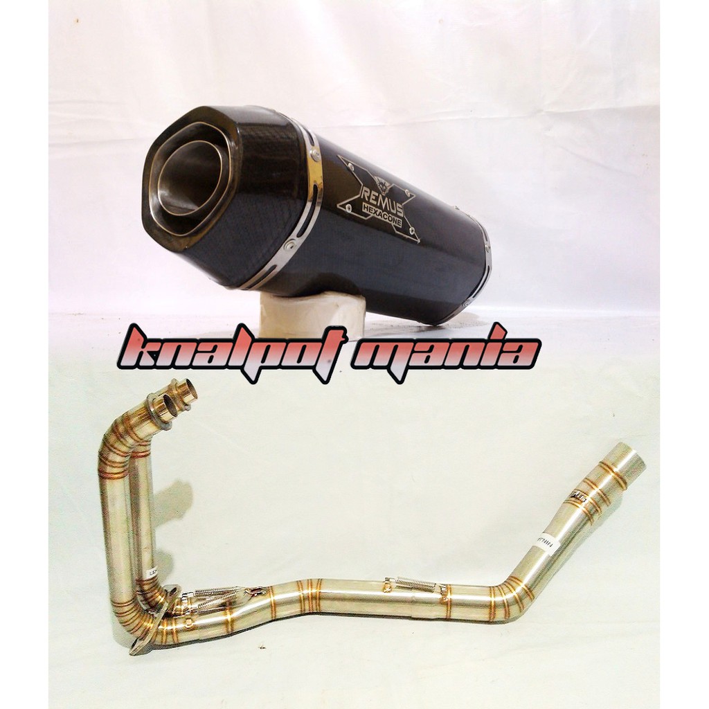 knalpot remus hexacone full system ninja 250,z250,r25,mt25,z250sl,ninja mono,rr mono