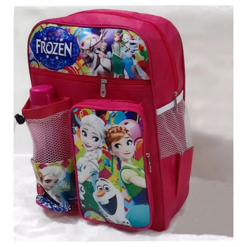 TAS RANSEL ANAK SD&amp;TK FROZEN, TAS ANAK SD&amp;TK BERHADIAH BOTOL