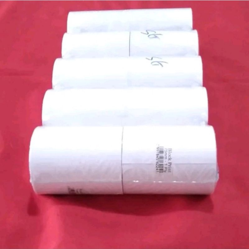 

Kertas struk Block Print ukuran 75 mm x 6 mm