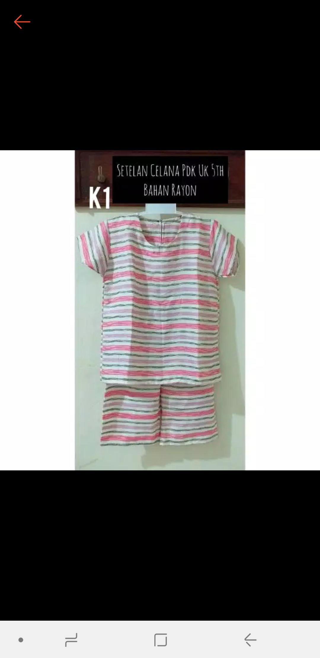 ❤ Cod ❤ Setelan Setcel Set Anak Perempuan Cewek Adem Harian Santai Batik Pekalongan Murah 5 Tahun