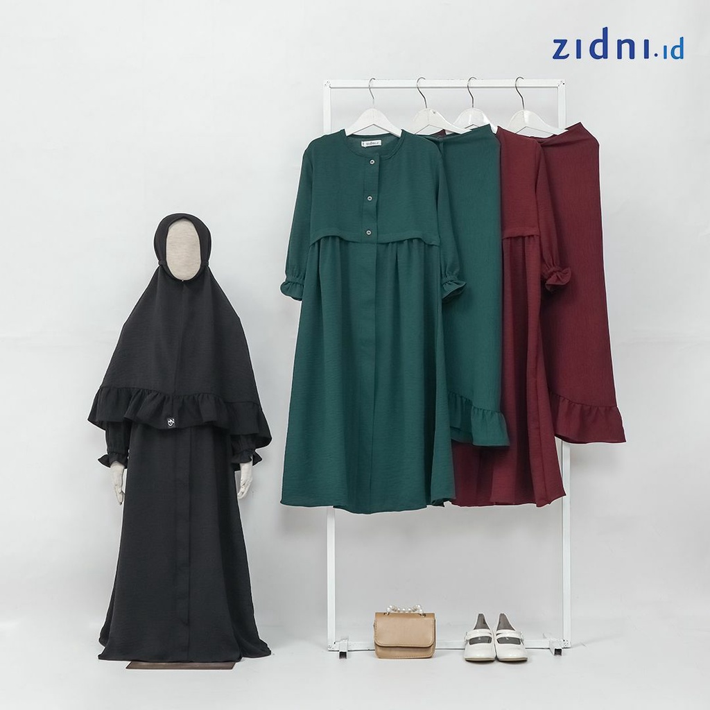 Yashby Kids Gamis Setelan Anak Bahan Air Flow l Zidni Sunnah