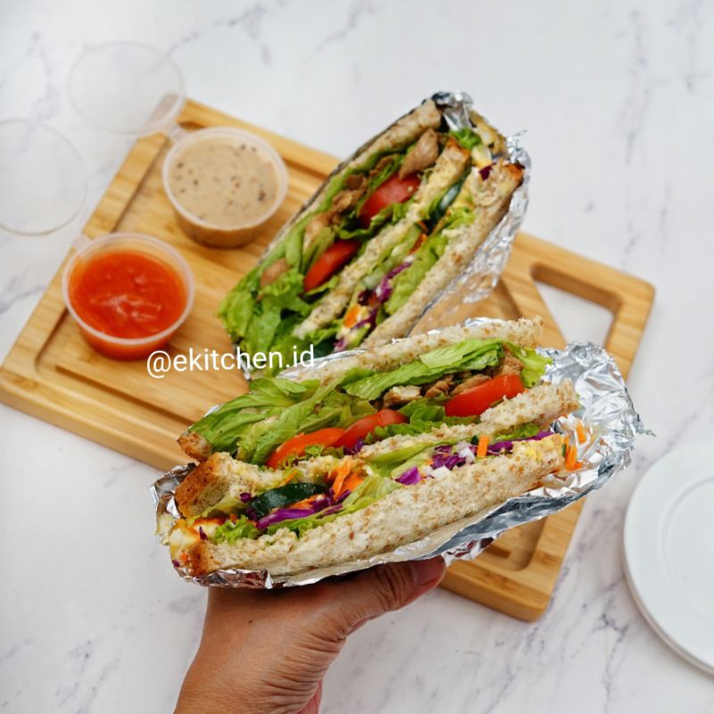 

[PO H-1] Salad Sandwich Enak & Fresh + free Paperbag + free Ice Gel Pack