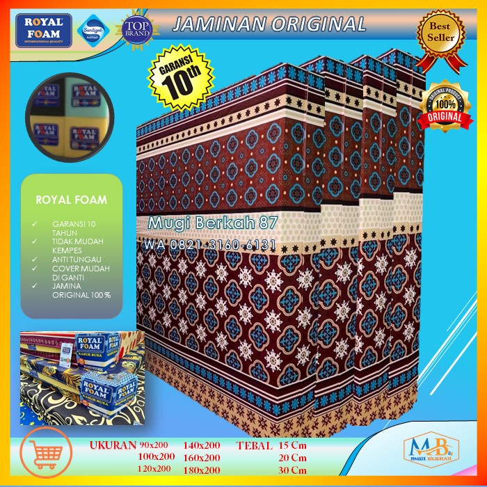 Kasur  Busa Inoac 140x200x15