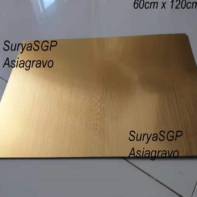 

GRAVOPLY GOLD/BAHAN NAME TAG/60CMX120CM TEBAL 1.5MM SDFD354154