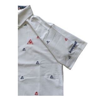 Kaos Polo Golf Le Coq Sportif Original Motif - M