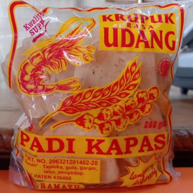 

Kerupuk udang/ikan Tanggung Padi Kapas