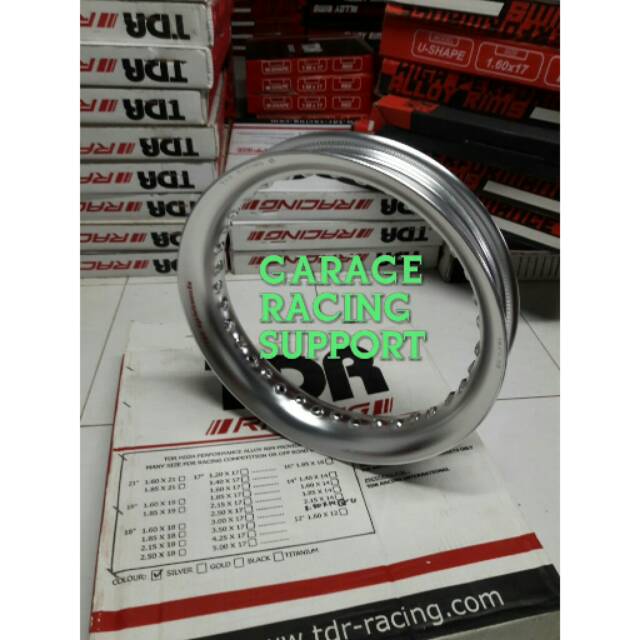 VELG TDR 250 14 SILVER USHAPE OVAL   *