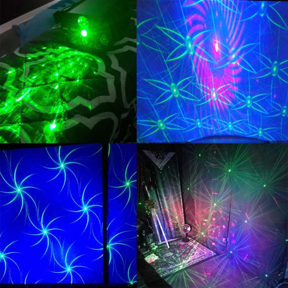 Proyektor Laser LED USB Recharge 60 Patterns M-RGB-61