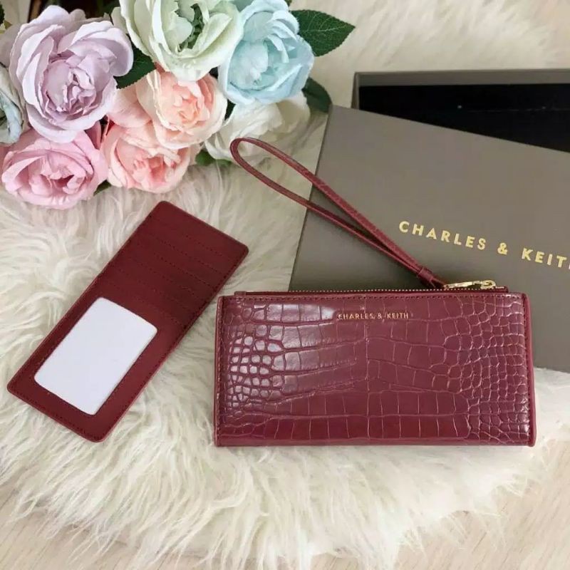 [TANG&amp;YENNY] NEW!!DOMPET CNK LONG WALET/CK WITH CROCO SKIN IMPORT#66904