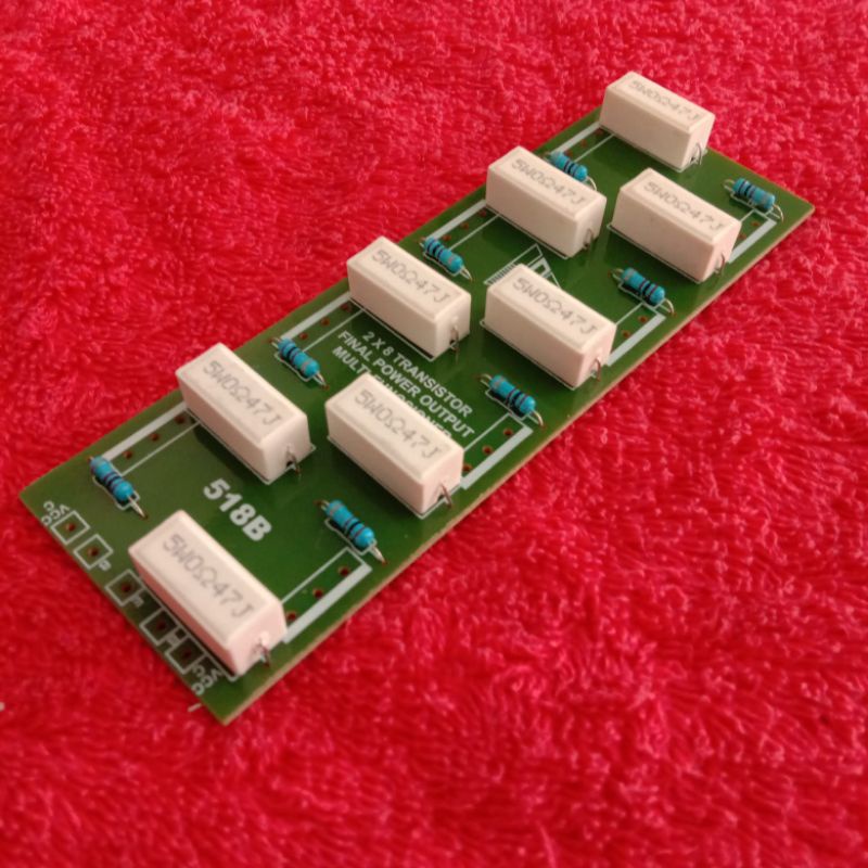 PCB LINE FINAL 4 SET SANKEN TOSHIBA NJW MJL