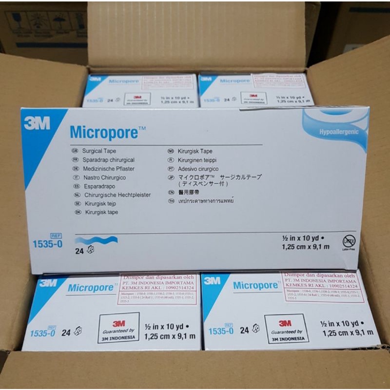 Micropore 3m Micropore 1/2 inch Micropore Plester 3m Medis Plester Luka Surgical Tape 3m Micropore Per Pcs