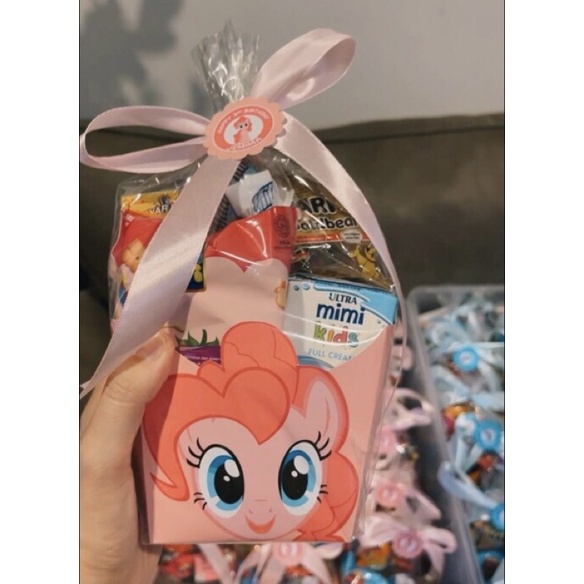 

Kotak Box Souvenir Popcorn Ultah (size kecil) My Little Pony
