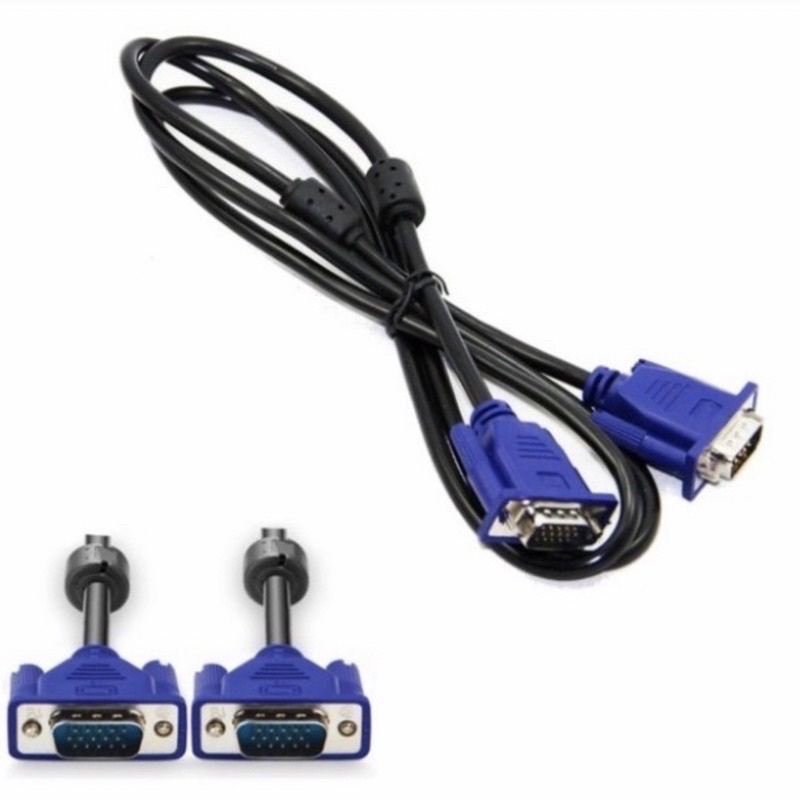 KABEL VGA 1.5 METER M | VGA 1.5M | VGA 1 1.5 M UNTUK PC CCTV DVR LAPTOP KOMPUTER