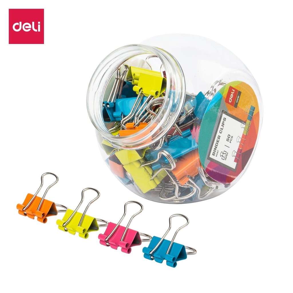 

GRAMEDIA SURABAYA - DELI BINDER CLIPS NO.8557 - 206313647