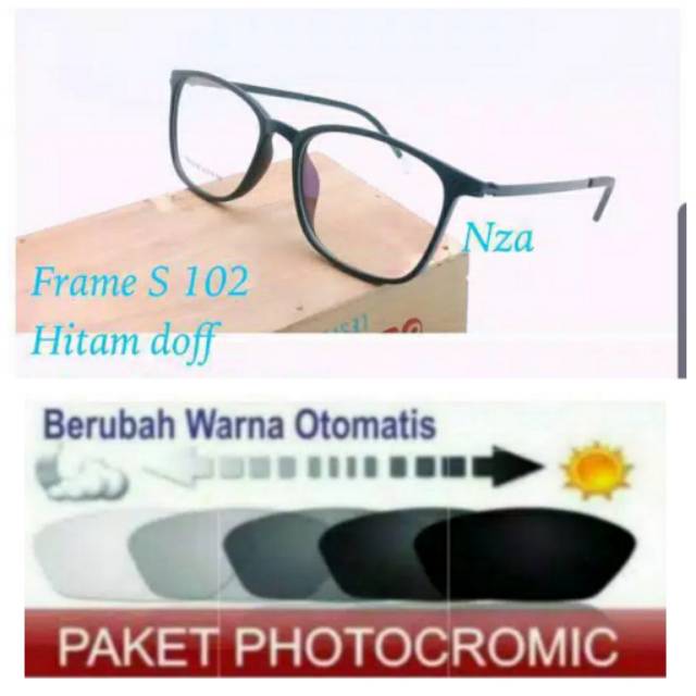 Frame Kacamata Trendy, Kaca mata Terbaru, Kacamata PHOTOCROMIC, Kaca mata Minus, Kacamata Plus