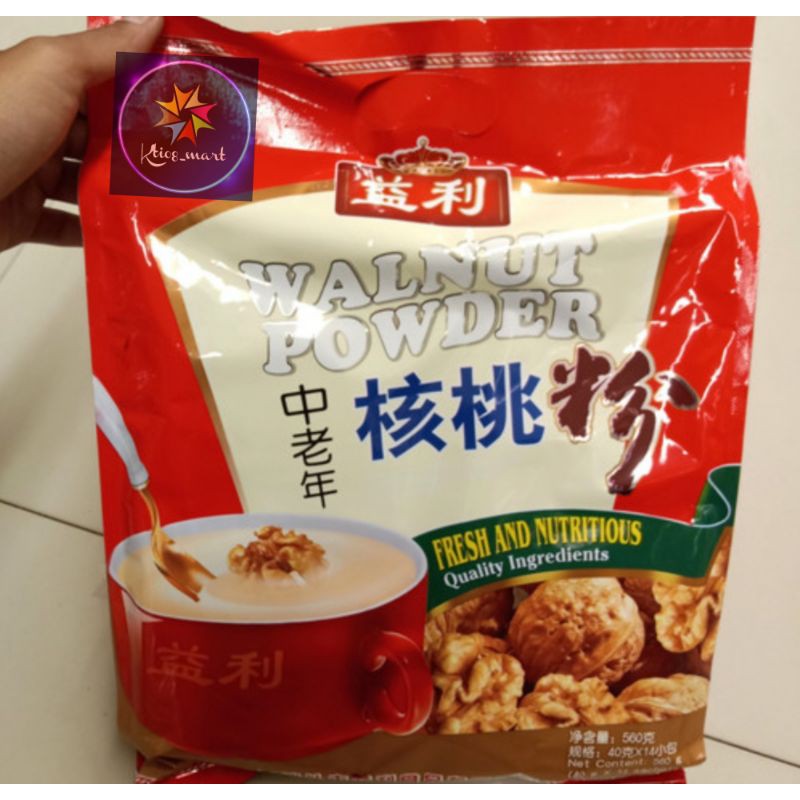 

Yili Sereal Wolnut Powder Red 560gr/Import