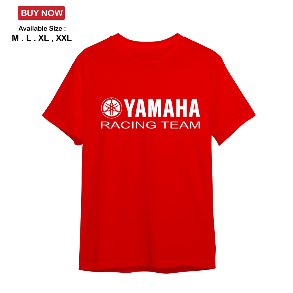 BAJU KAOS YAMAHA RACING TEAM KATUN COMBED 30S TERLARIS