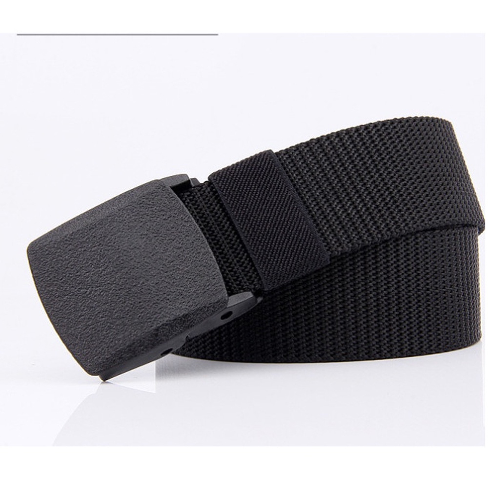 SHOPEE 6.6 SUPER SALE!! Ikat Pinggang Pria Canvas Tactical Military Belt Sabuk Pria Anti Metal Detector