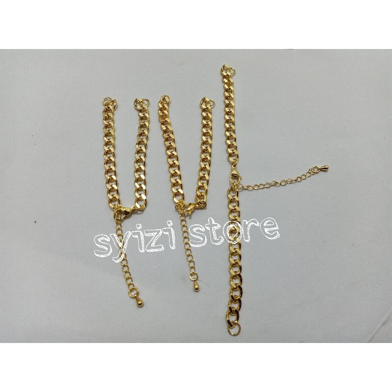 gelang tali kaitan model solid/ gelang tali serut