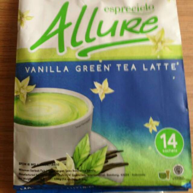 Allure Vanila Green Tea Latte