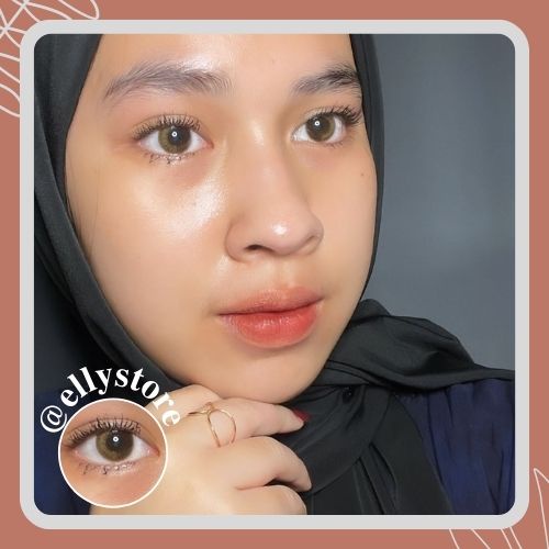 (MINUS) Softlens Olens Glowy Ash Brown By Urban Factory