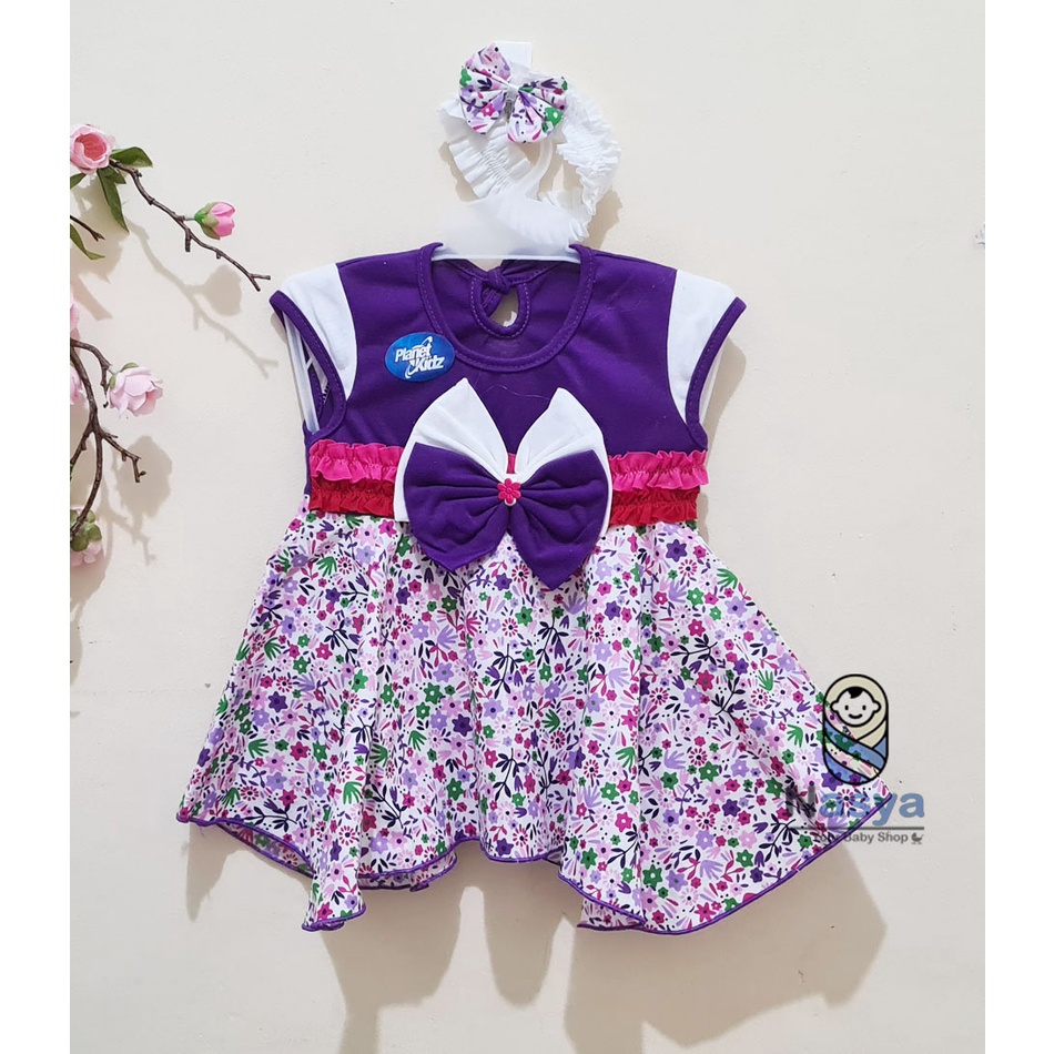  P 040 Setelan Baju  Renda  Bayi Dress Anak  renda  tingkat 