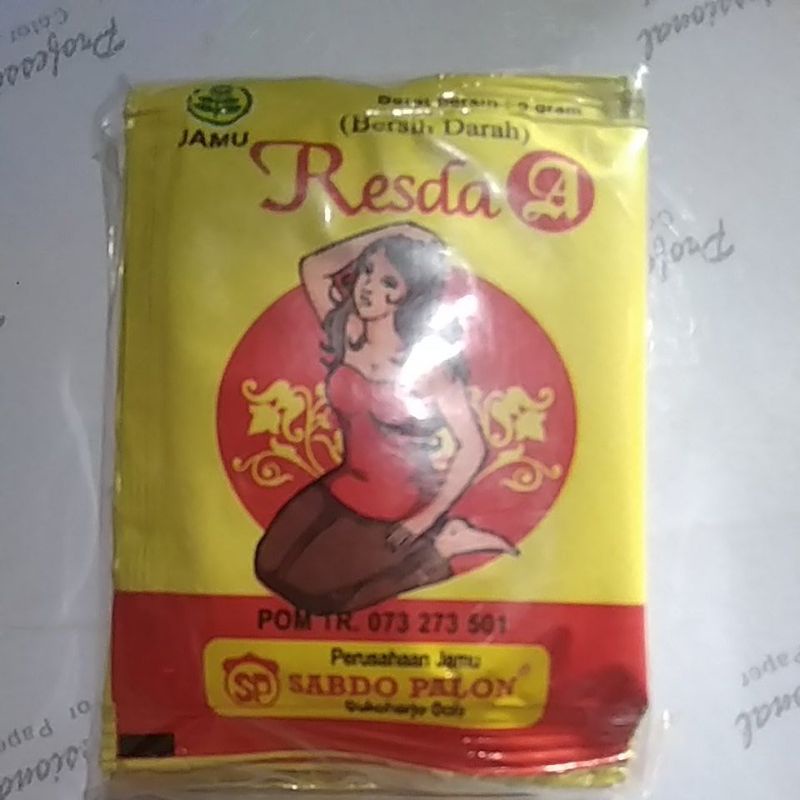 jamu bersih darah RESDA.SABDO PALON 10bungkus