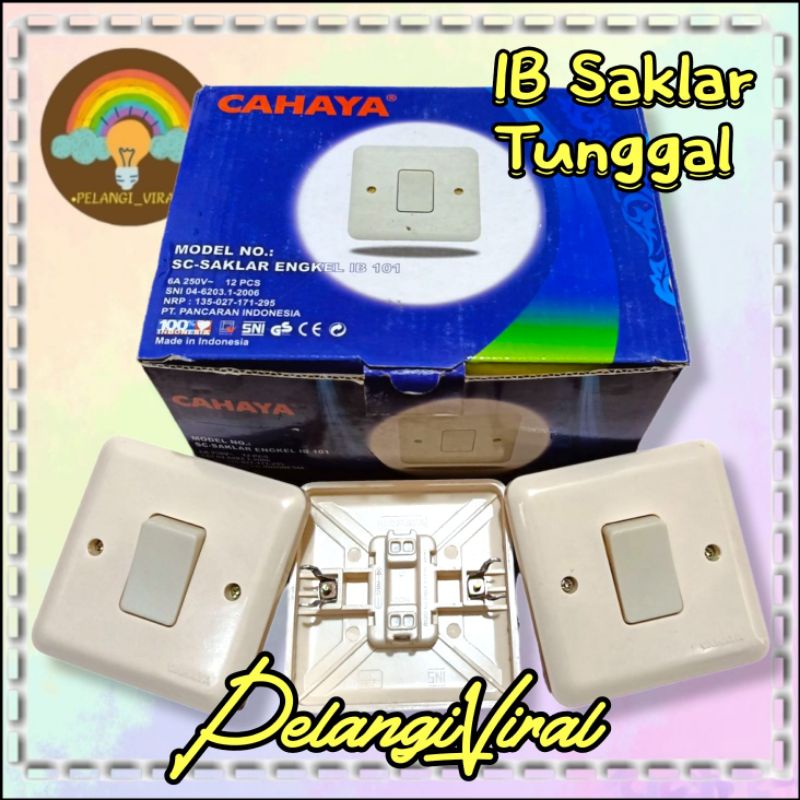 IB Saklar Tunggal /Saklar Tanam Tunggal