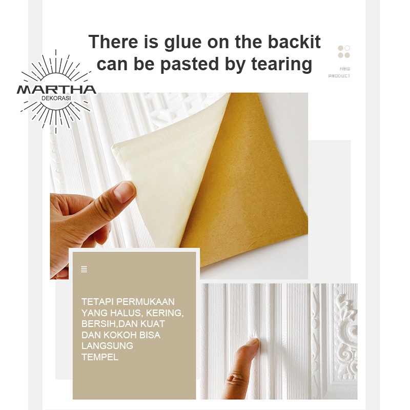 1 Wallpaper Dinding Walpaper 3D Wallfoam Stiker High Quality Premium 70X90CM-2