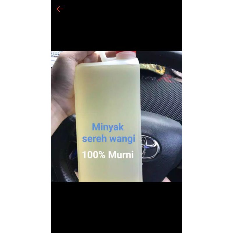 MINYAK SEREH WANGI 100% MURNI BOTOL KEMASAN  NETTO:100 ML