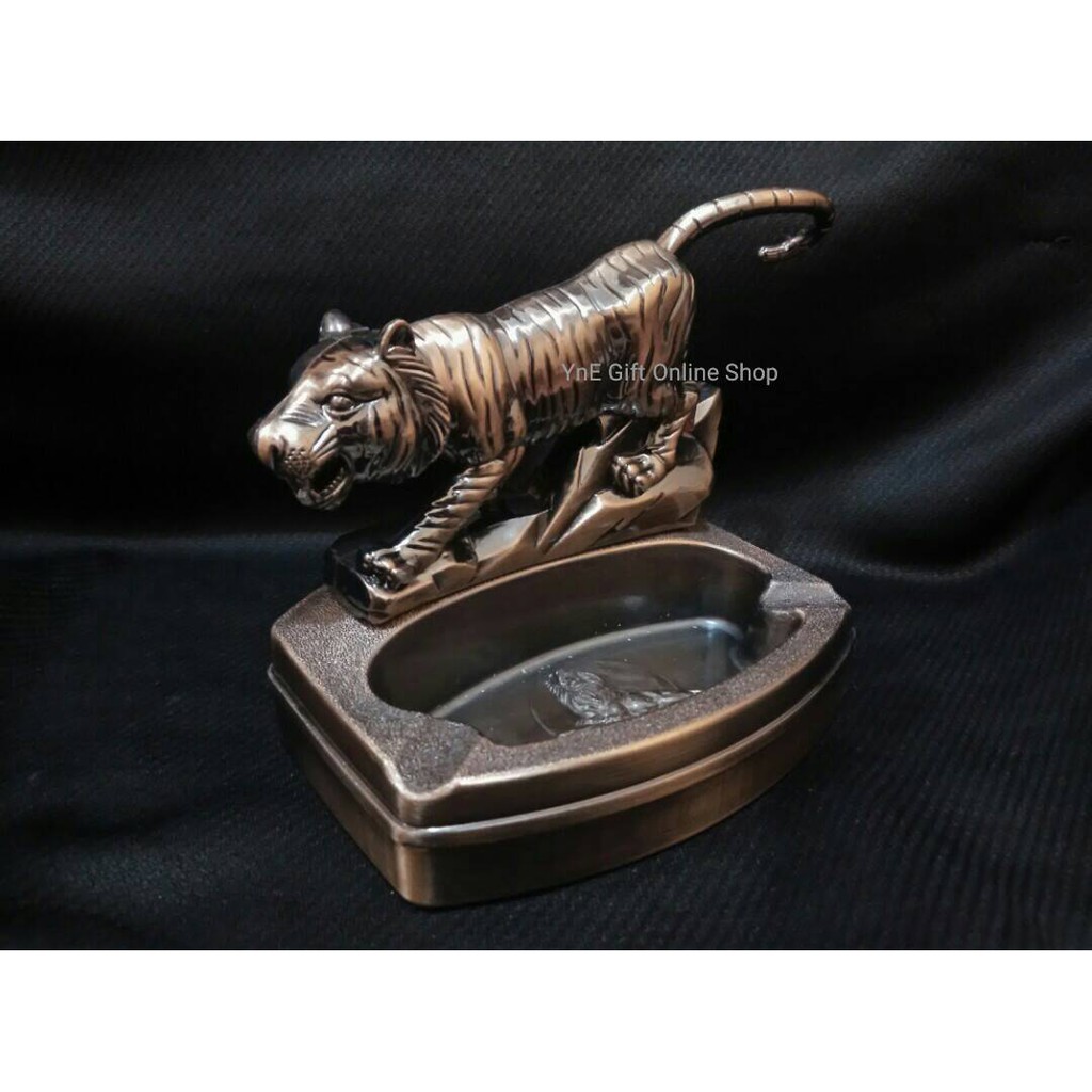 Asbak Rokok Korek Gas Harimau, Asbak, Pajangan, Korek Api, Mancis Korek Api Unik Murah