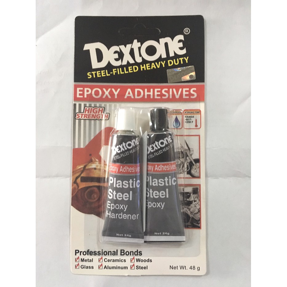 

LEM SERBAGUNA DEXTONE [48 G] / ALAT PEREKAT UNTUK BARANG PECAH BELAH, PERABOT RUMAH TANGGA, RADIATOR, PERHIASAN, MAINAN, TANGKI DLL