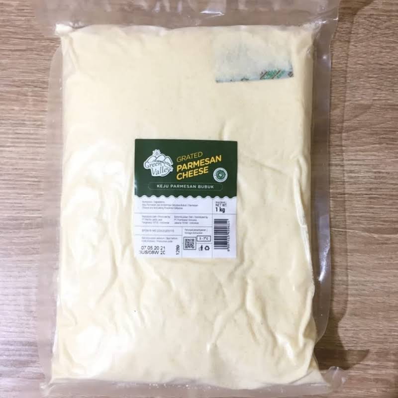 

parmesan cheese Green Valey kemasan 1kg parmesan Keju edam edam cheese cheese keju bubuk import keju tua qualitas terbaik harga promo/parmesan cheese/keju bubuk