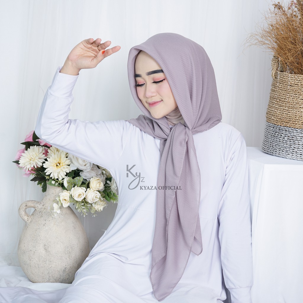 HIjab Segiempat Potton Rubycorn / Rubycorn Square