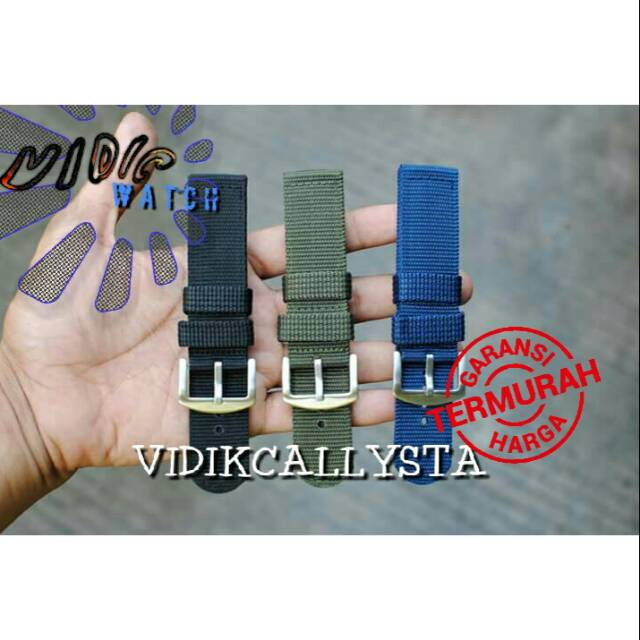 TALI JAM KANVAS STRAP CANVAS 22  24 MM LIMITED EDITION TEBAL